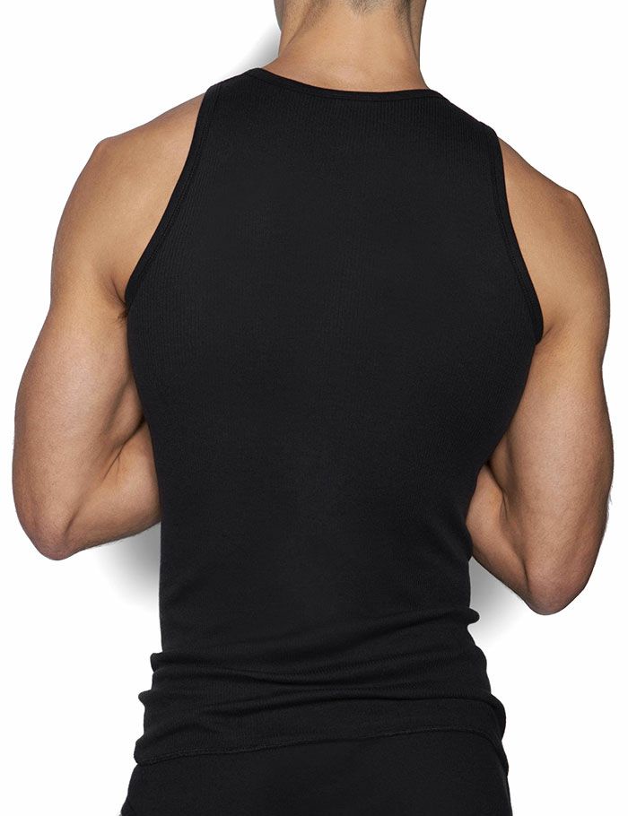 C-IN2 タンクトップ LAYERS CLASSIC RIBBED FITTED TANK （ブラック） CIN2 シーインツー メンズ下着 インナー 男性 アンダーウェア ブランド