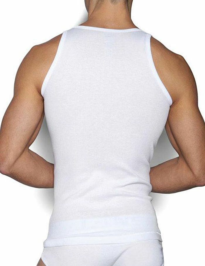 C-IN2 タンクトップ LAYERS CLASSIC RIBBED FITTED TANK （ホワイト） CIN2 シーインツー メンズ下着 インナー 男性 アンダーウェア ブランド