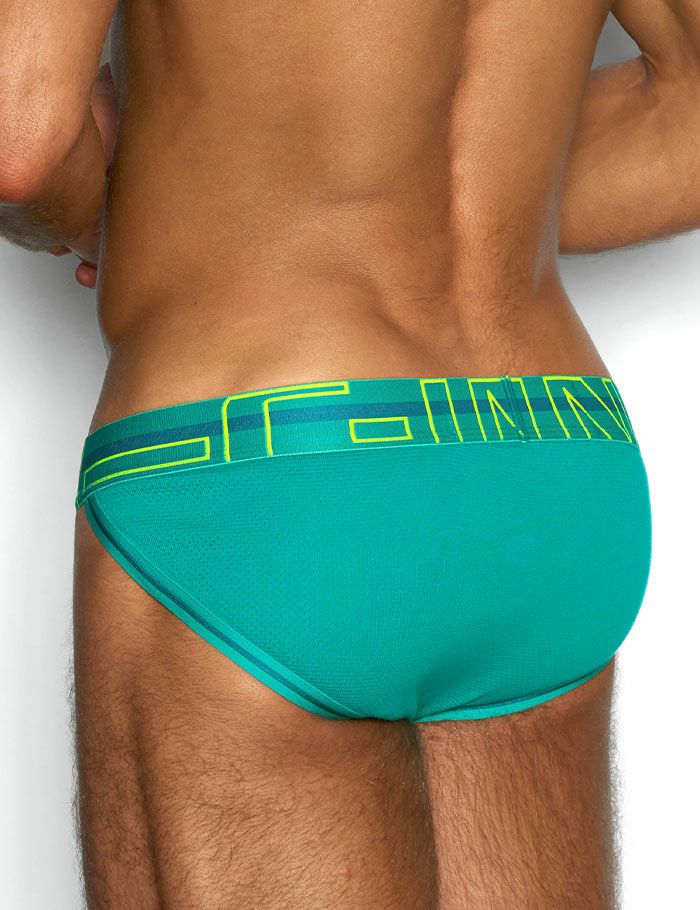 C-IN2 ダッシュブリーフ ZEN DASH BRIEF （ゴーディグリーン/2024限定色/イーモンサイズ） スポブリ CIN2 シーインツー メンズ下着 インナー 男性 パンツ アンダーウェア ブランド