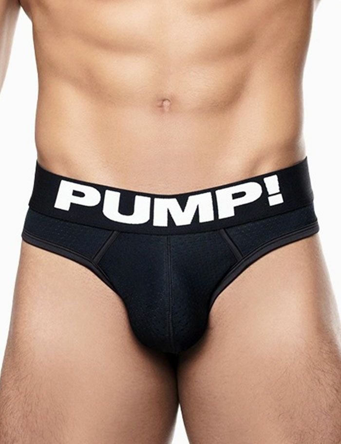 PUMP パンプ Tバック （BLACK） BRIEF STYLE MESH CUP THONG PUMP! UnderwearメンズTバック メンズパンツ 男性下着