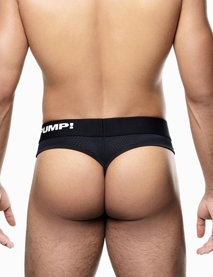 PUMP パンプ Tバック （BLACK） BRIEF STYLE MESH CUP THONG PUMP! UnderwearメンズTバック メンズパンツ 男性下着
