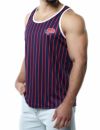 PUMP パンプ ストライプ タンクトップ （Navy） STRIPED TANK TOP PUMP! Underwear メンズ 男性下着