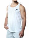 PUMP パンプ ストライプ タンクトップ （SkyBlue） STRIPED TANK TOP PUMP! Underwear メンズ 男性下着