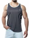 PUMP パンプ ストライプ タンクトップ （Black） STRIPED TANK TOP PUMP! Underwear メンズ 男性下着