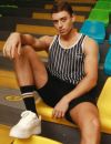 PUMP パンプ ストライプ タンクトップ （Black） STRIPED TANK TOP PUMP! Underwear メンズ 男性下着