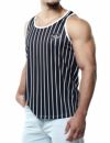 PUMP パンプ ストライプ タンクトップ （Black） STRIPED TANK TOP PUMP! Underwear メンズ 男性下着