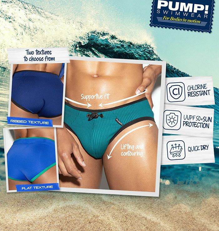 PUMP メンズ水着 REGATTA WATER BRIEF