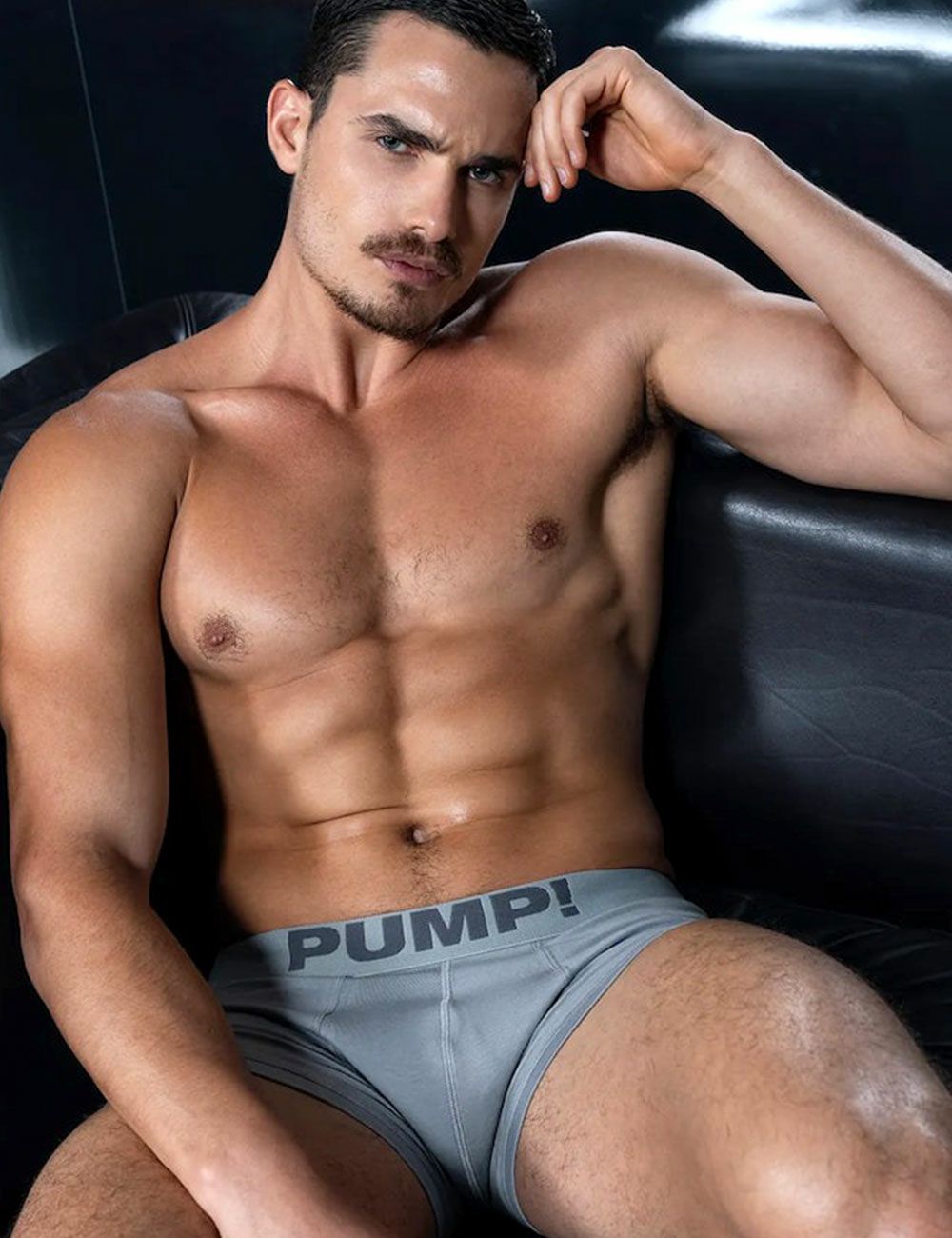 PUMP パンプ ローライズボクサーパンツ GRAY CLASSIC NO-SHOW TRUNK PUMP! Underwear メンズ 男性下着