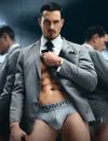 PUMP パンプ ローライズブリーフ ビキニ GRAY CLASSIC BRIEF PUMP! Underwear メンズ 男性下着