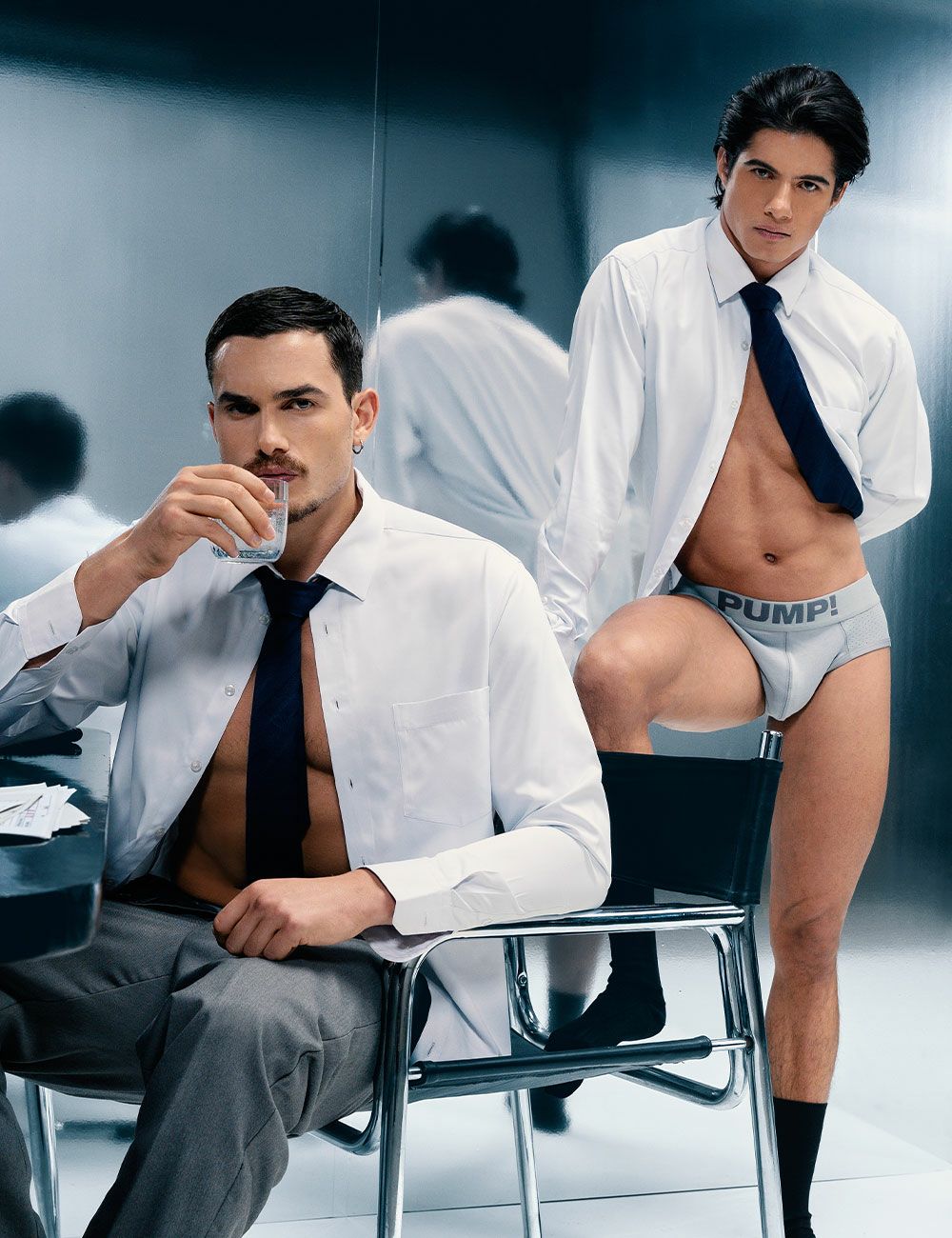 PUMP パンプ ローライズブリーフ ビキニ GRAY CLASSIC BRIEF PUMP! Underwear メンズ 男性下着