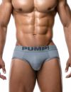 PUMP パンプ ローライズブリーフ ビキニ GRAY CLASSIC BRIEF PUMP! Underwear メンズ 男性下着