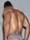 PUMP パンプ Tバック （GRAY） BRIEF STYLE MESH CUP THONG PUMP! UnderwearメンズTバック メンズパンツ 男性下着