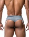 PUMP パンプ Tバック （GRAY） BRIEF STYLE MESH CUP THONG PUMP! UnderwearメンズTバック メンズパンツ 男性下着
