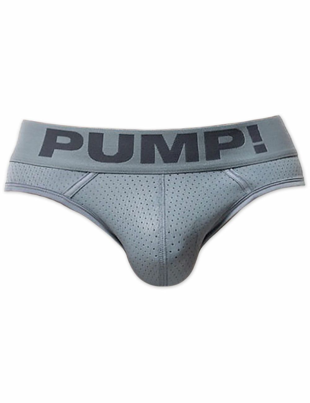 PUMP パンプ Tバック （GRAY） BRIEF STYLE MESH CUP THONG PUMP! UnderwearメンズTバック メンズパンツ 男性下着