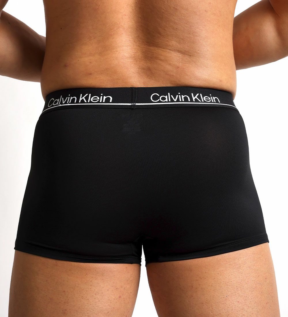 3枚セット カルバンクライン Calvin Klein ローライズボクサーパンツ CK Microfiber Plus 吸汗速乾 ソフトマイクロファイバー 男性下着 メンズ下着